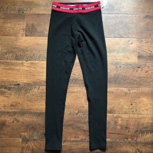 NEW Victoria’s Secret Sport Red VSX Logo Band Legging
